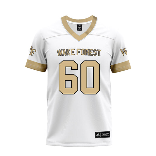 Wake Forest - NCAA Football : Uber Ajongo - White Premium Football Jersey