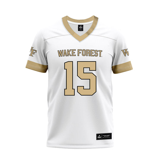 Wake Forest - NCAA Football : Michael Kern - White Premium Football Jersey