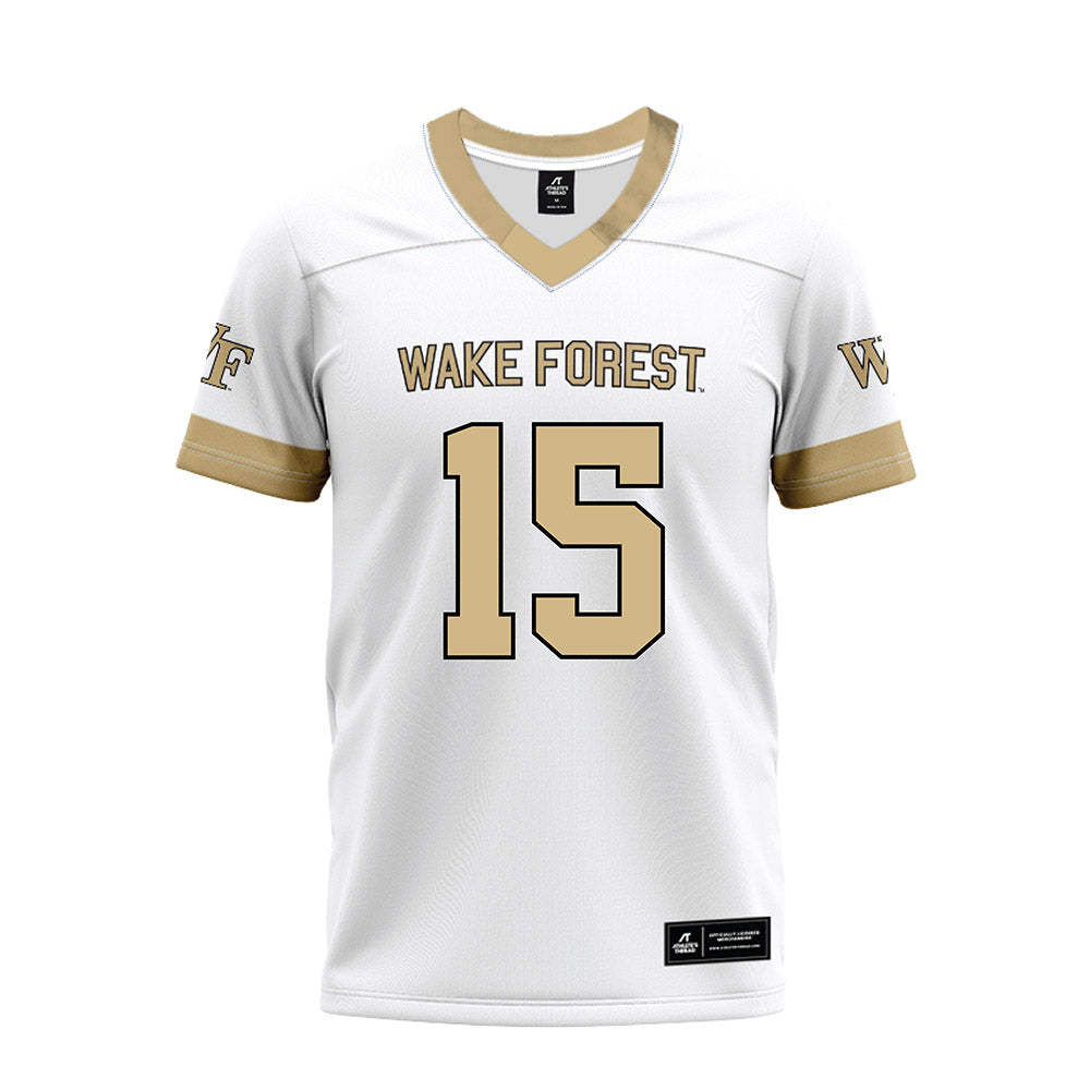 Wake Forest - NCAA Football : Devin Cook - White Premium Football Jersey