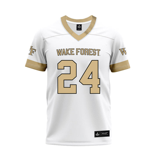 Wake Forest - NCAA Football : Dylan Hazen - White Premium Football Jersey