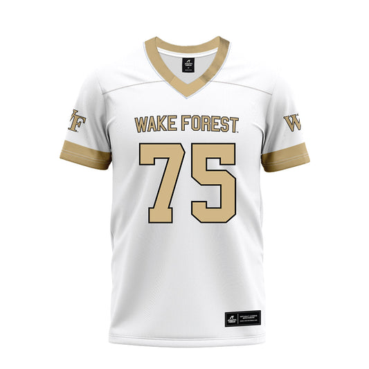 Wake Forest - NCAA Football : Derrell Johnson II - White Premium Football Jersey