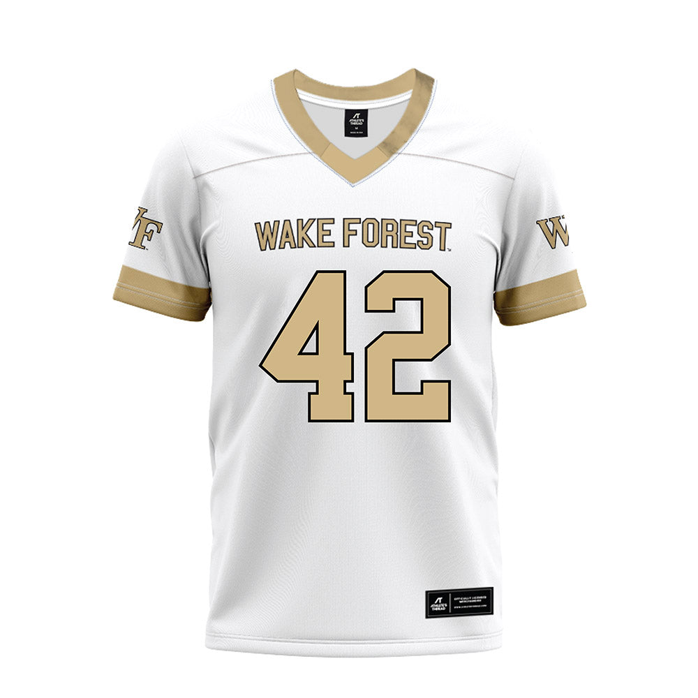 Wake Forest - NCAA Football : Tyler Walton - White Premium Football Jersey