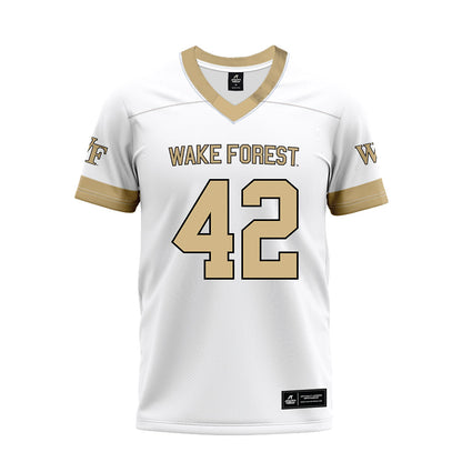 Wake Forest - NCAA Football : Tyler Walton - White Premium Football Jersey