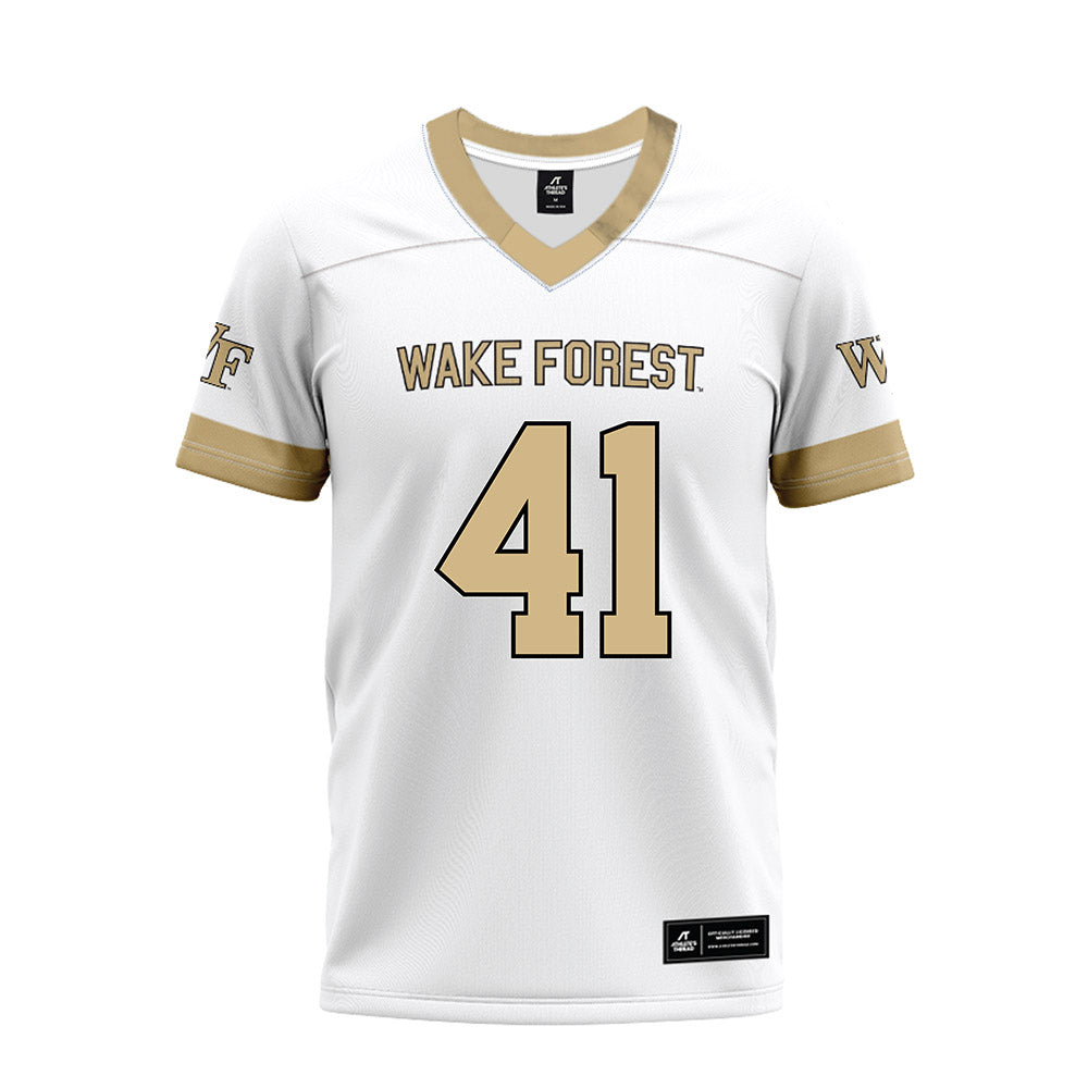Wake Forest - NCAA Football : Mason Andrade - White Premium Football Jersey-0