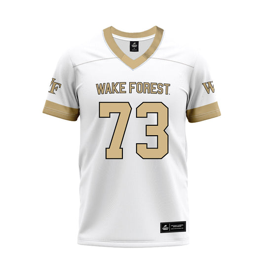 Wake Forest - NCAA Football : Zach Vaughan - White Premium Football Jersey