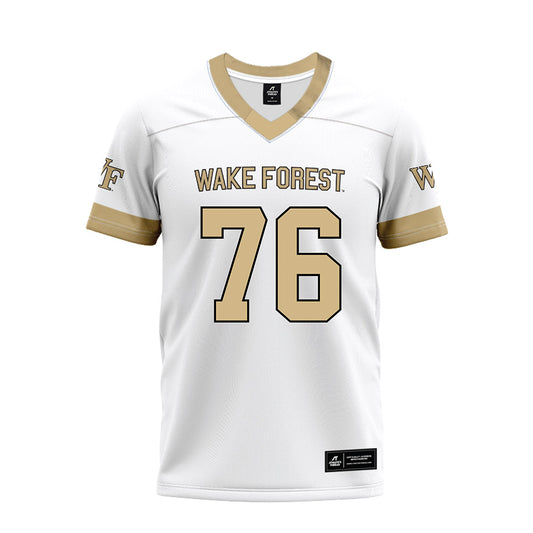 Wake Forest - NCAA Football : Jaydon Collins - White Premium Football Jersey