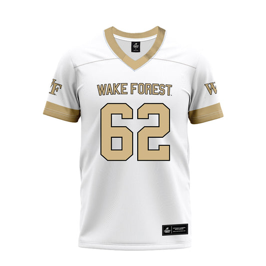 Wake Forest - NCAA Football : DeVonte Gordon - White Premium Football Jersey