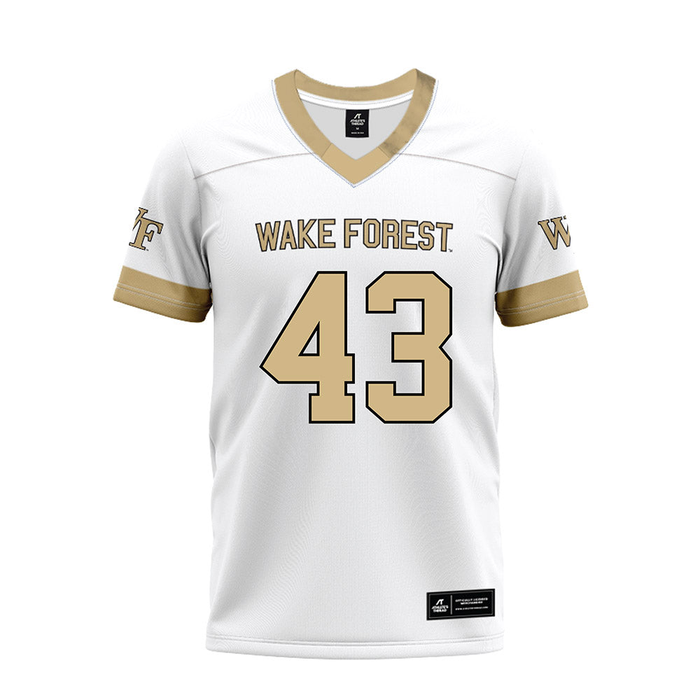 Wake Forest - NCAA Football : Mason Andrade - White Premium Football Jersey