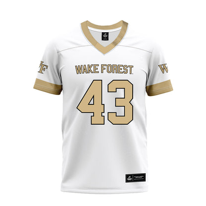 Wake Forest - NCAA Football : Mason Andrade - White Premium Football Jersey