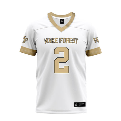 Wake Forest - NCAA Football : Taylor Morin - White Premium Football Jersey