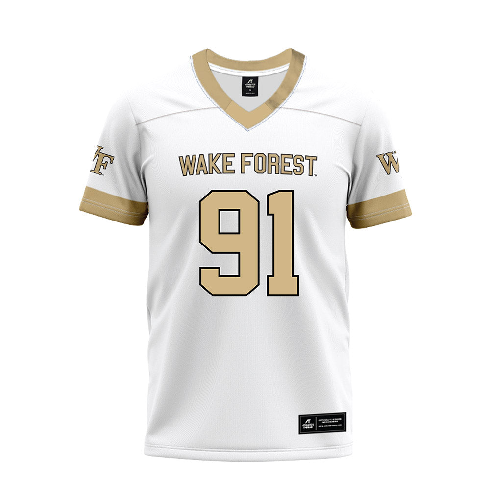 Wake Forest - NCAA Football : Kevin Pointer - White Premium Football Jersey