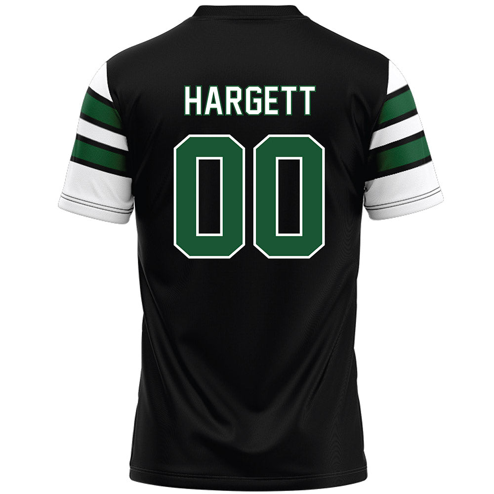 UAB - NCAA Football : Badger Hargett - Black Premium Football Jersey-1