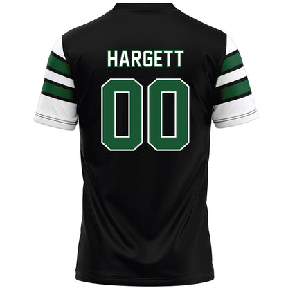 UAB - NCAA Football : Badger Hargett - Black Premium Football Jersey-1