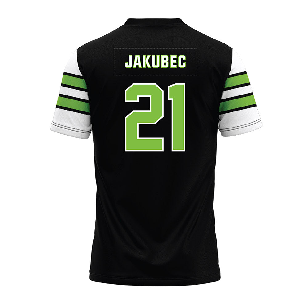 UAB - NCAA Football : Troy Jakubec - Black Premium Football Jersey