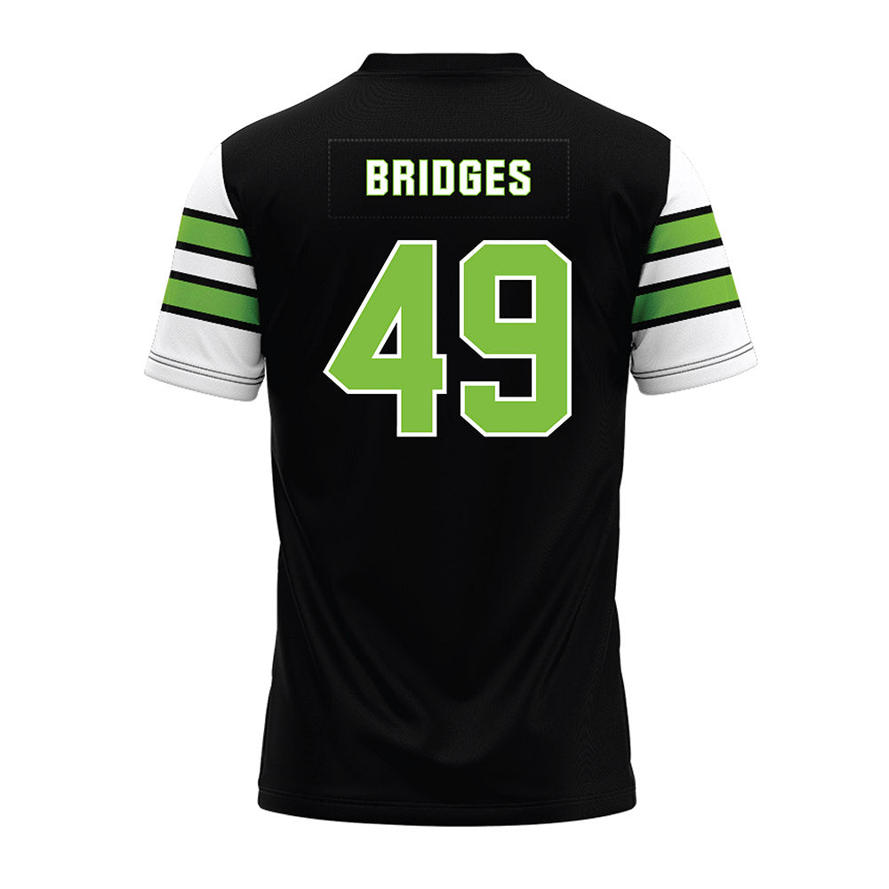 UAB - NCAA Football : Jacoby Bridges - Black Premium Football Jersey