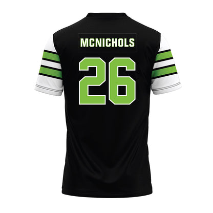 UAB - NCAA Football : Tylan McNichols - Black Premium Football Jersey