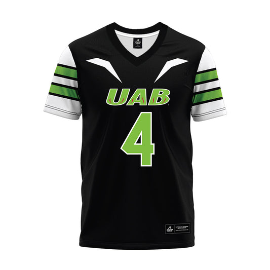 UAB - NCAA Football : Tyjon Jones - Black Premium Football Jersey