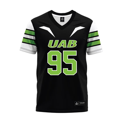 UAB - NCAA Football : Derrick Shepard Jr - Black Premium Football Jersey