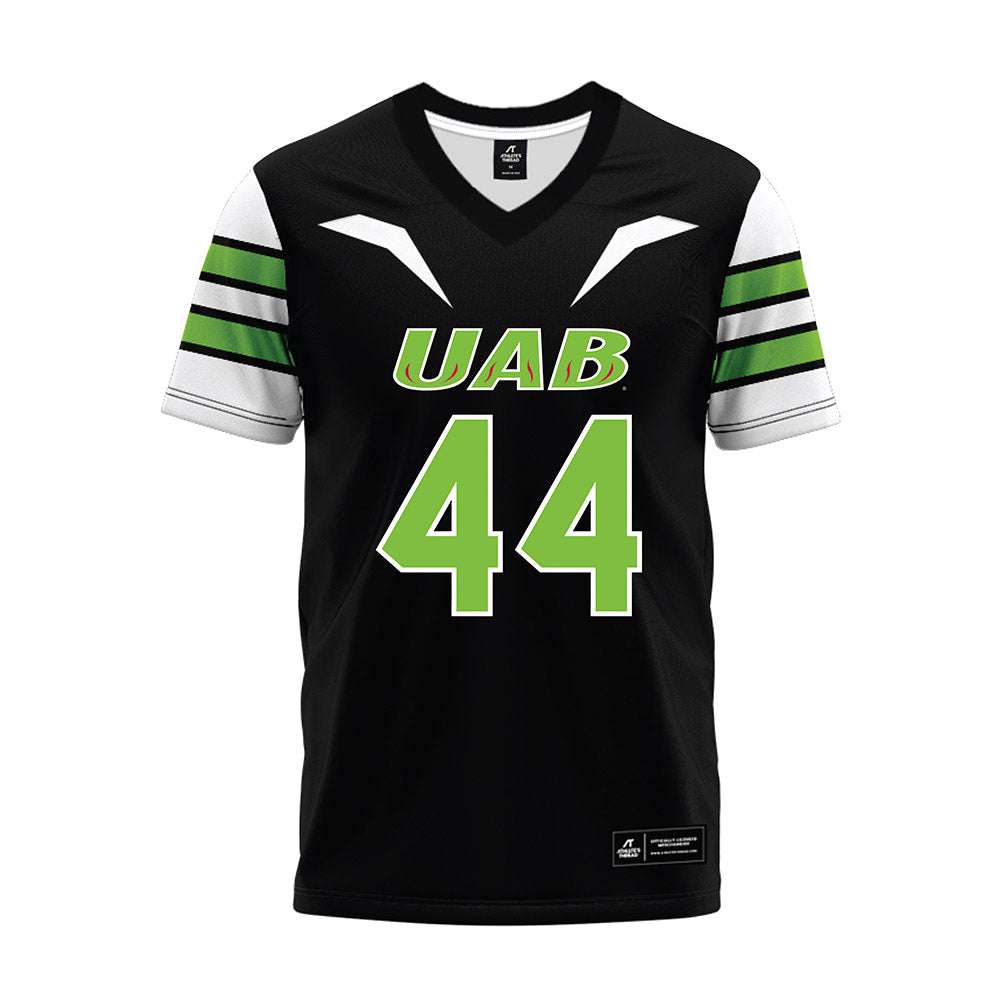 UAB - NCAA Football : Miquon Merriweather - Black Premium Football Jersey