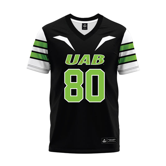 UAB - NCAA Football : Dylan Wroblewski - Black Premium Football Jersey