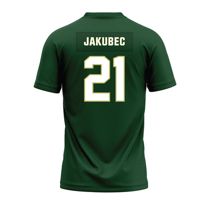 UAB - NCAA Football : Troy Jakubec - Green Premium Football Jersey