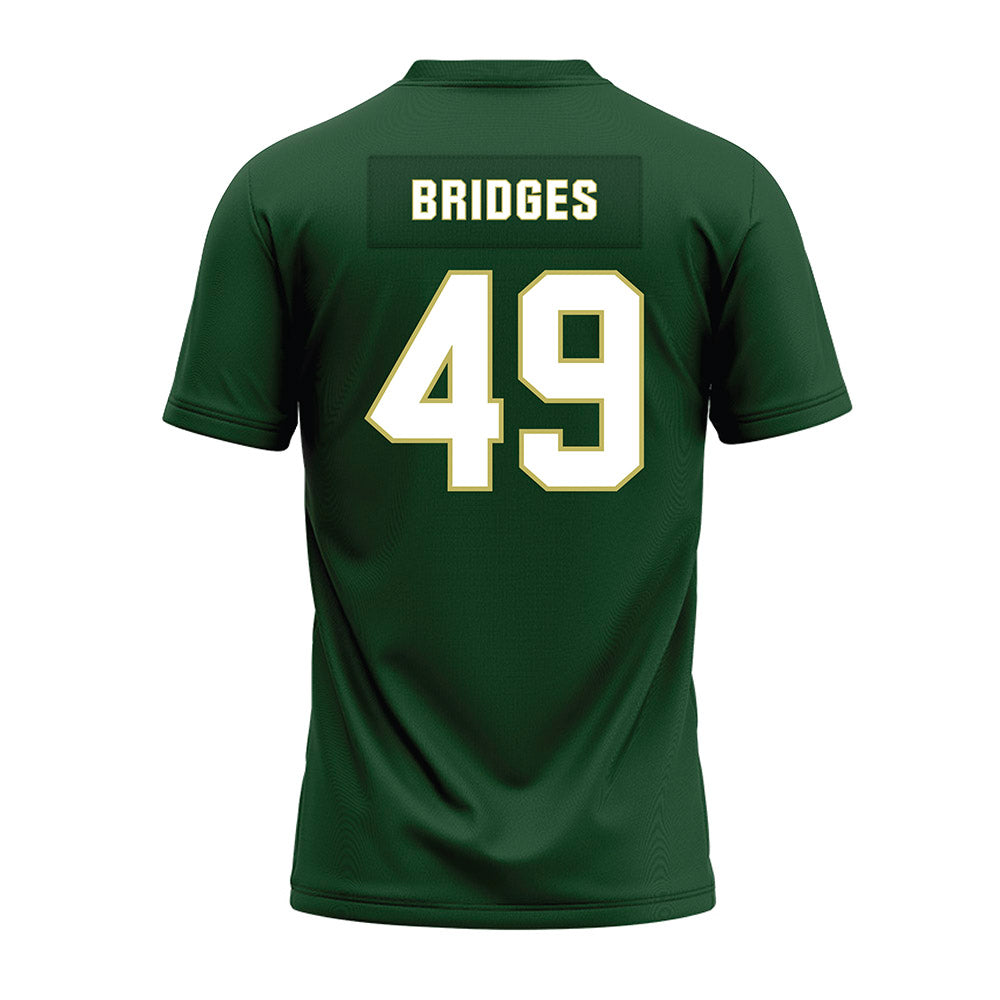 UAB - NCAA Football : Jacoby Bridges - Green Premium Football Jersey