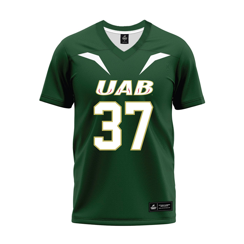 UAB - NCAA Football : Love Kirby - Green Premium Football Jersey-0