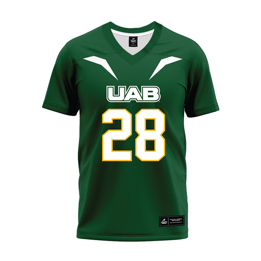 UAB - NCAA Football : Brandon Franklin - Green Premium Football Jersey-0