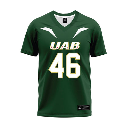  - NCAA Football : Wyatt Martin - Green Premium Football Jersey-0