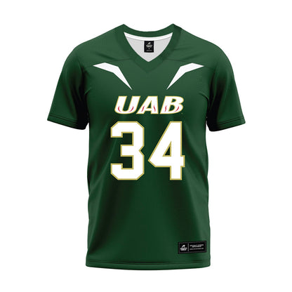 UAB - NCAA Football : Jonathan Allen - Green Premium Football Jersey