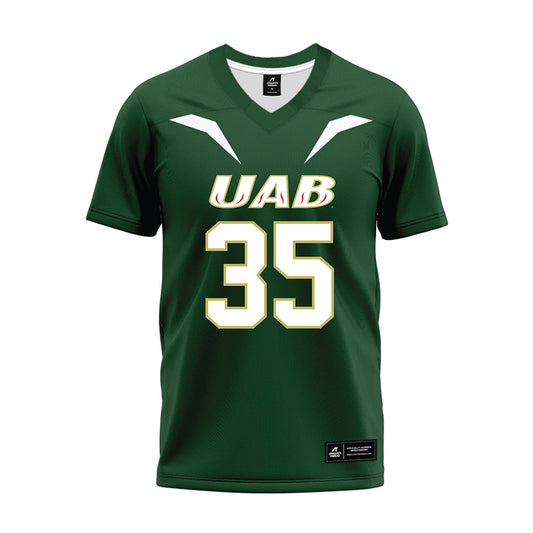 UAB - NCAA Football : Jaylyn Ferguson - Green Premium Football Jersey