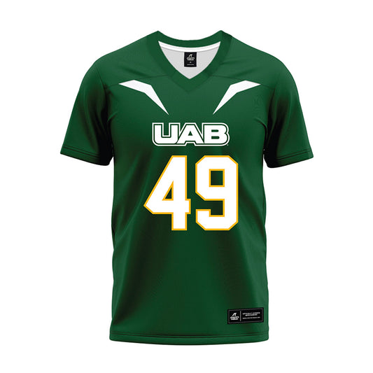 UAB - NCAA Football : Jacoby Bridges - Green Premium Football Jersey-0