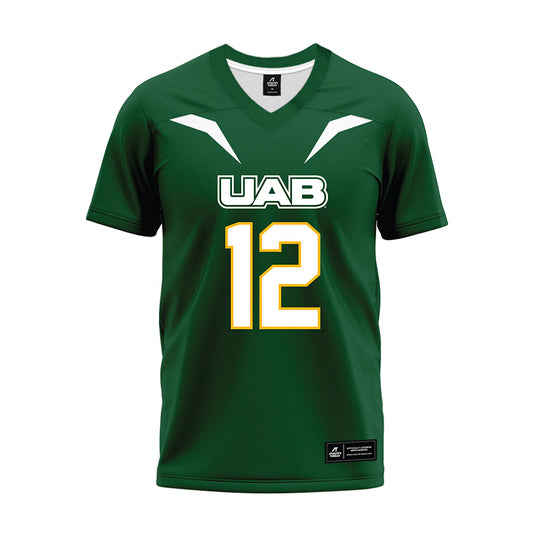 UAB - NCAA Football : Jaylen Elder - Green Premium Football Jersey-0