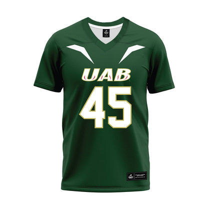 UAB - NCAA Football : Freddie Owens - Green Premium Football Jersey-0