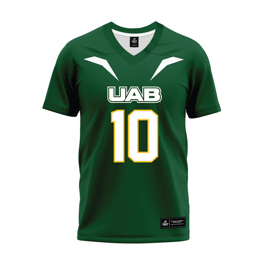UAB - NCAA Football : Terrell McDonald - Green Premium Football Jersey-0