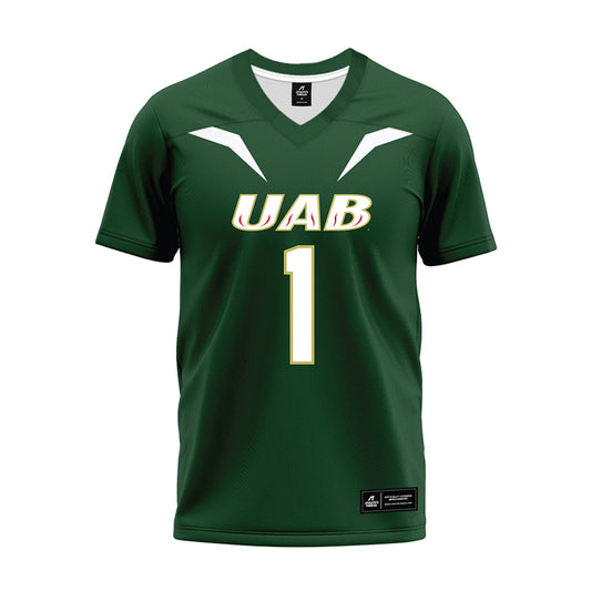 UAB - NCAA Football : Sirad Bryant - Green Premium Football Jersey-0