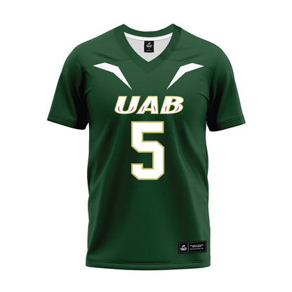 UAB - NCAA Football : Lee Witherspoon - Green Premium Football Jersey