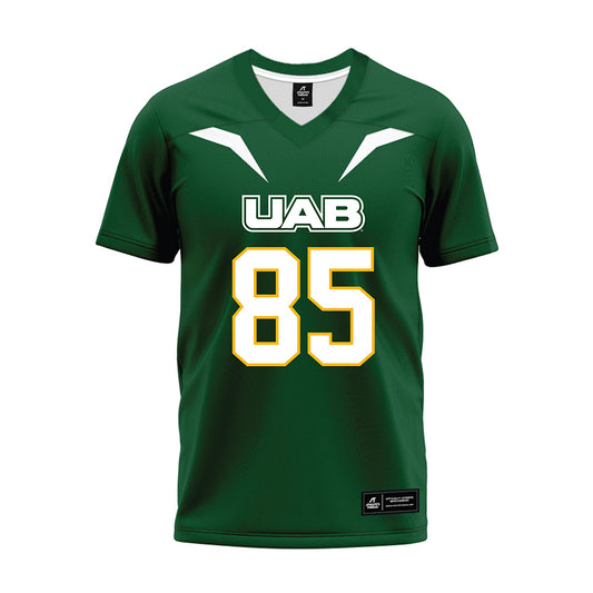 UAB - NCAA Football : Clay Smelley - Green Premium Football Jersey-0