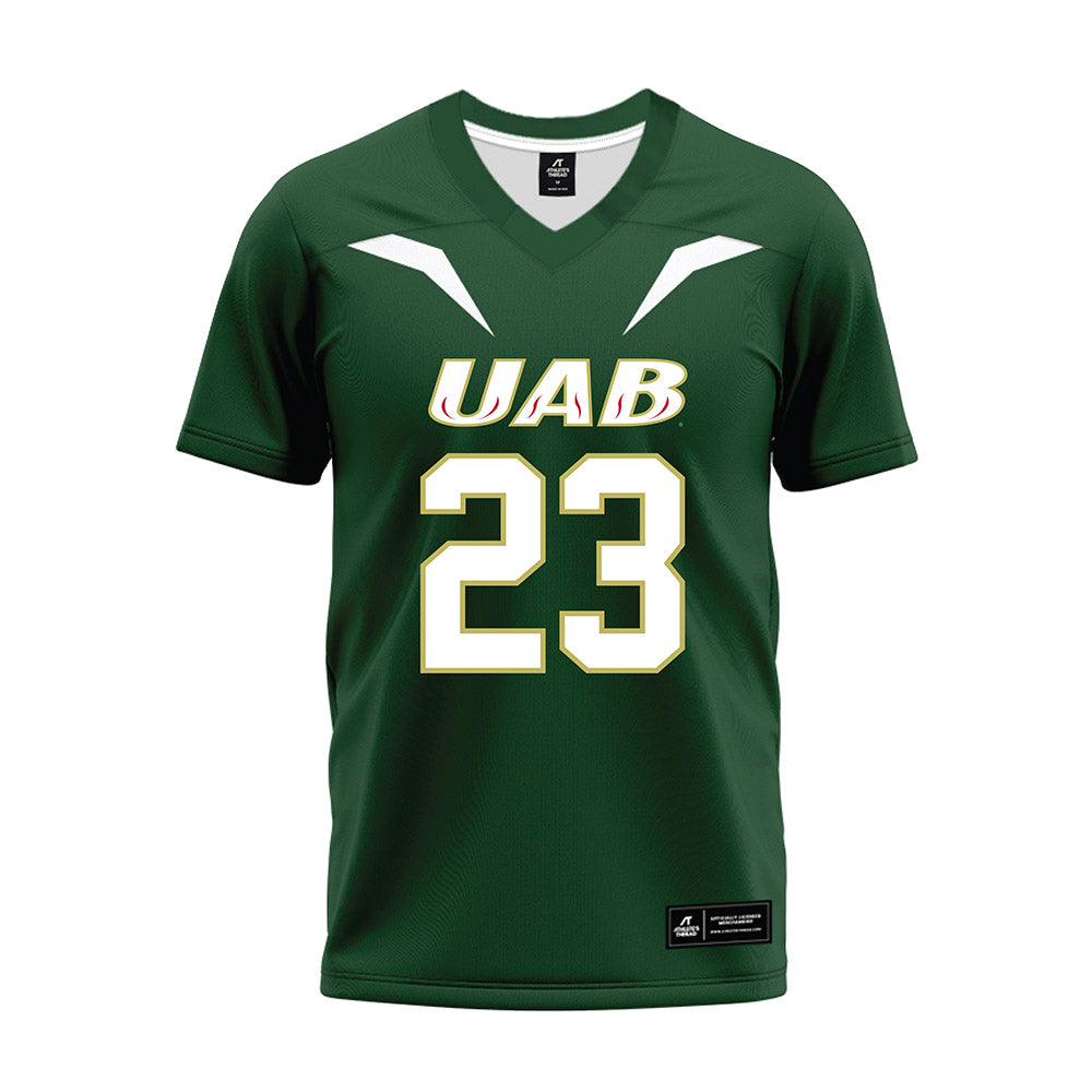 UAB - NCAA Football : Ricky Lee III - Green Premium Football Jersey