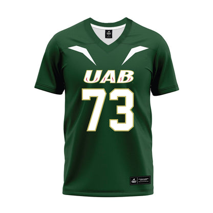 UAB - NCAA Football : Mason Chorak - Green Premium Football Jersey