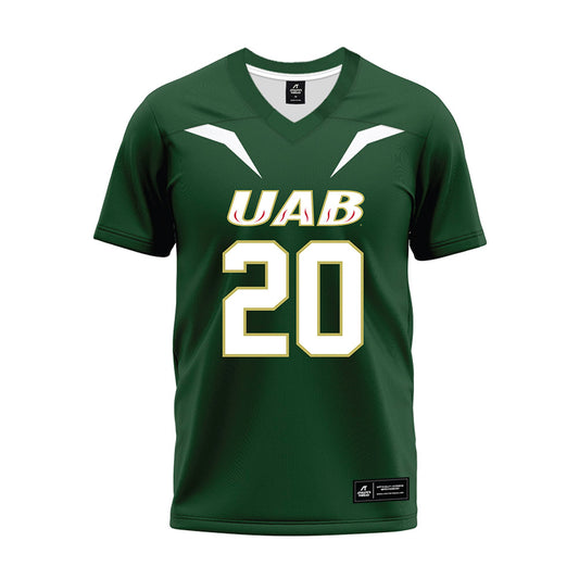 UAB - NCAA Football : Aj Brown - Green Premium Football Jersey-0