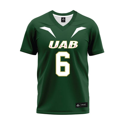 UAB - NCAA Football : Calvin Pitcher - Green Premium Football Jersey-0