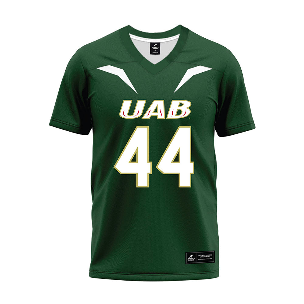 UAB - NCAA Football : Miquon Merriweather - Green Premium Football Jersey