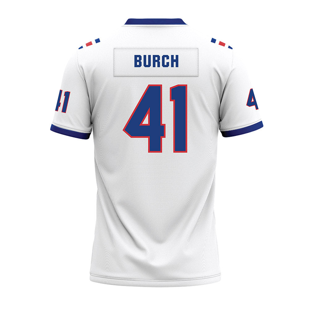LA Tech - NCAA Football : Ean Burch - White Premium Football Jersey