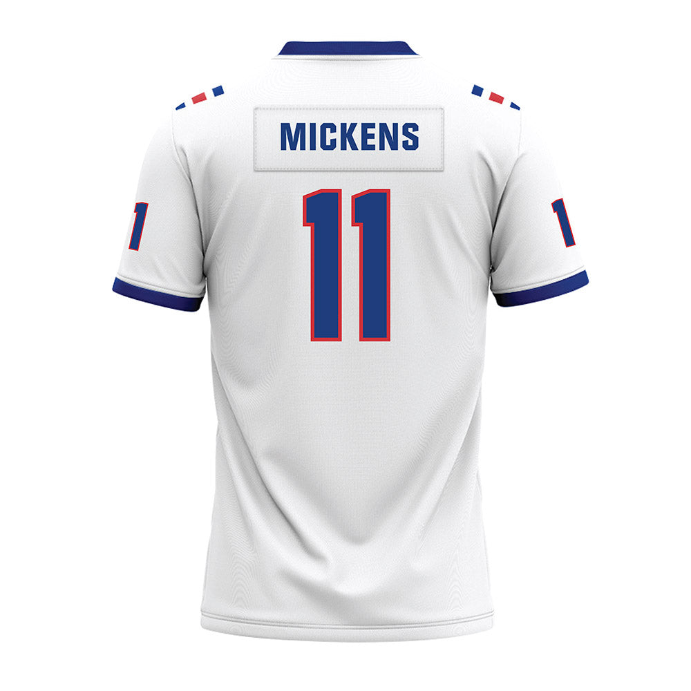 LA Tech - NCAA Football : Jalen Mickens - White Premium Football Jersey-1