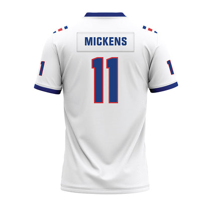 LA Tech - NCAA Football : Jalen Mickens - White Premium Football Jersey-1