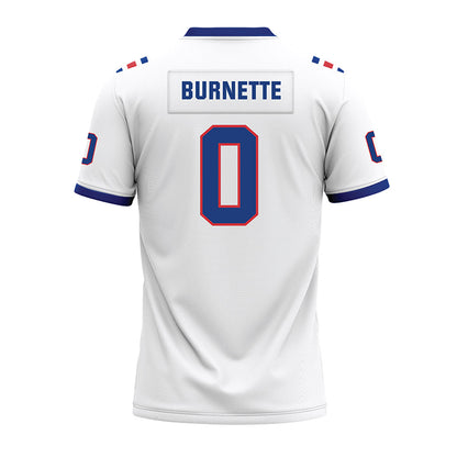 LA Tech - NCAA Football : Andrew Burnette - White Premium Football Jersey-1
