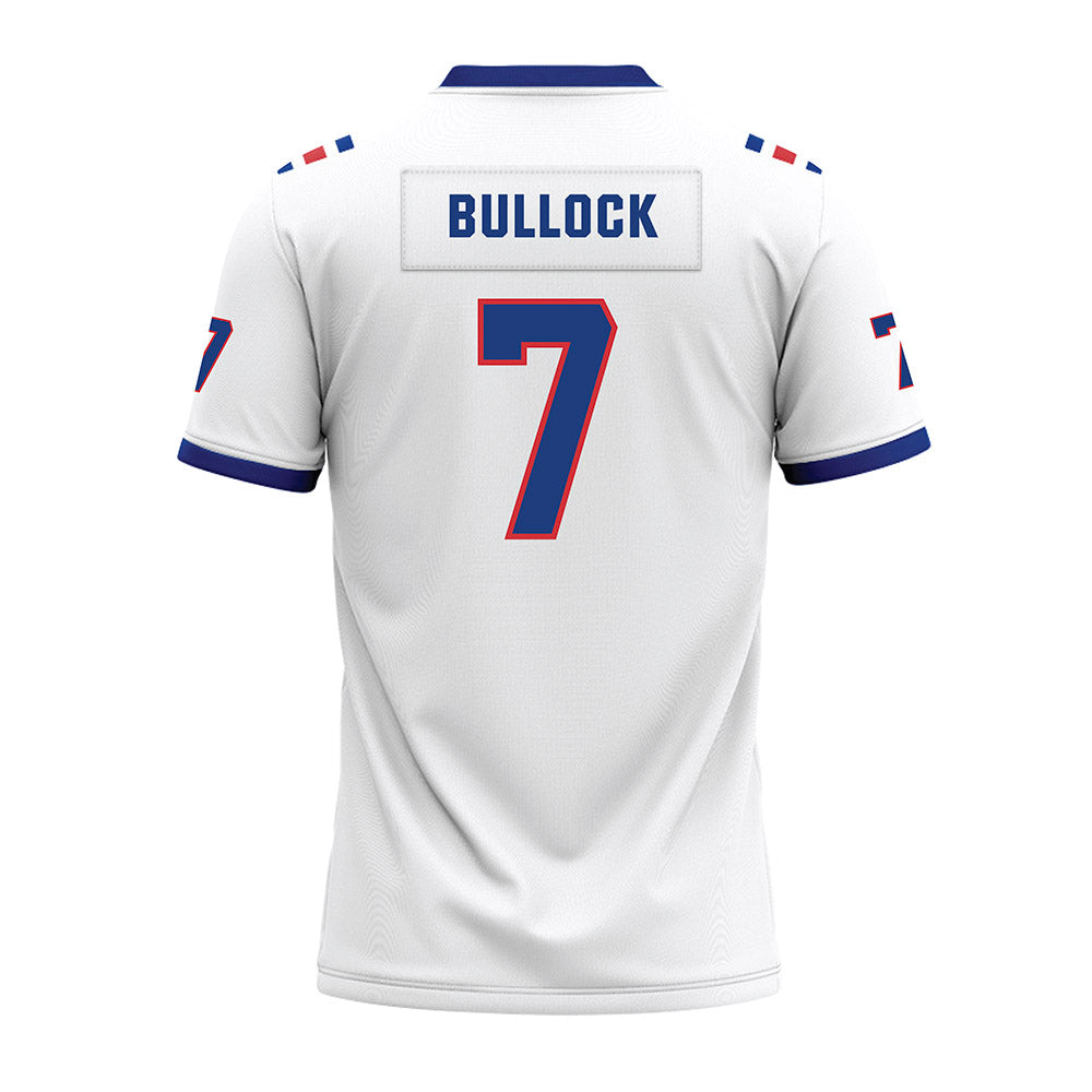 LA Tech - NCAA Football : Evan Bullock - White Premium Football Jersey-1