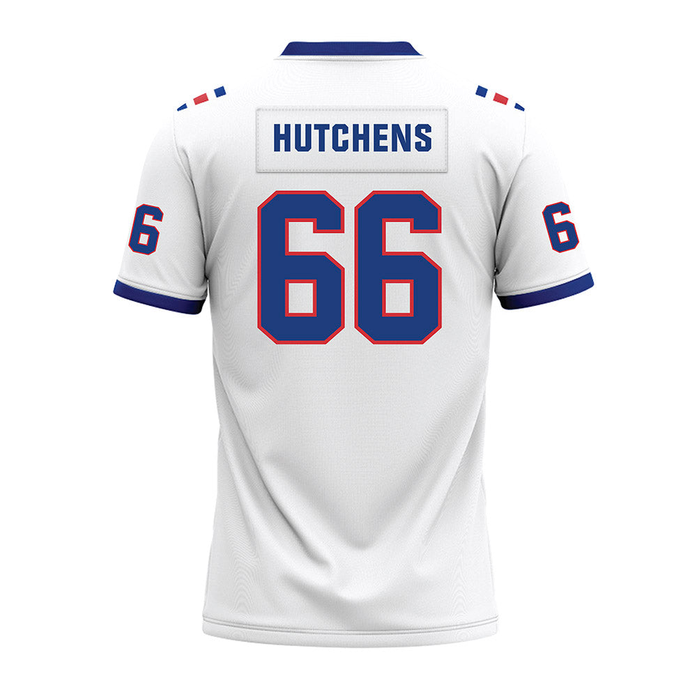 LA Tech - NCAA Football : Will Hutchens - White Premium Football Jersey-1