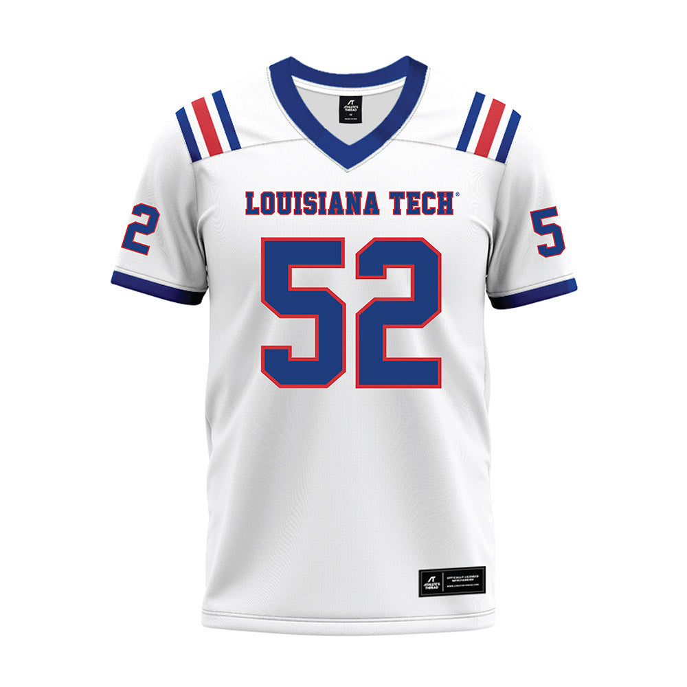LA Tech - NCAA Football : Troy Smith III - White Premium Football Jersey